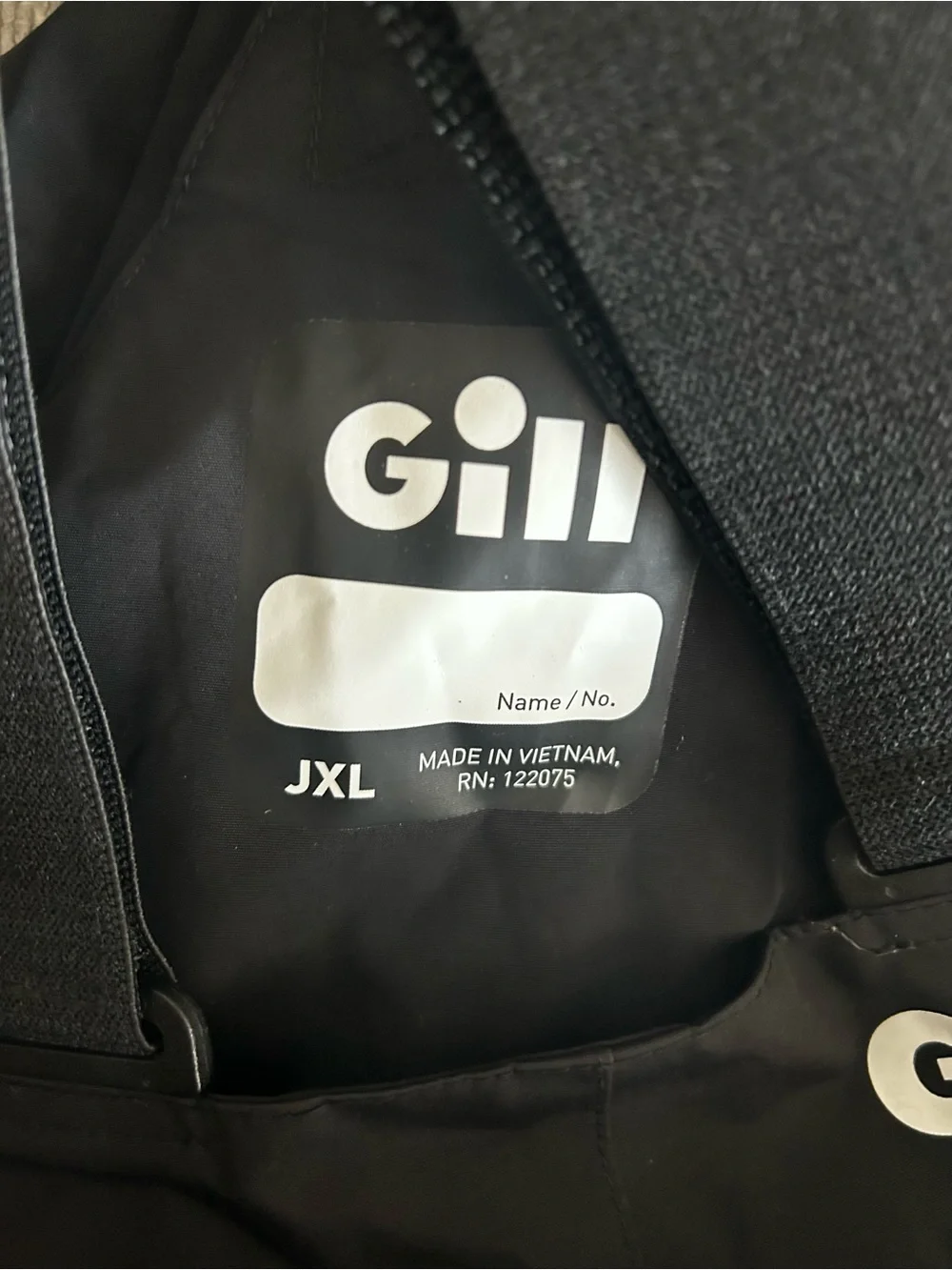 Gill Pro Salopettes Black JXL Sailing Water Sports Jumpsuit Bib